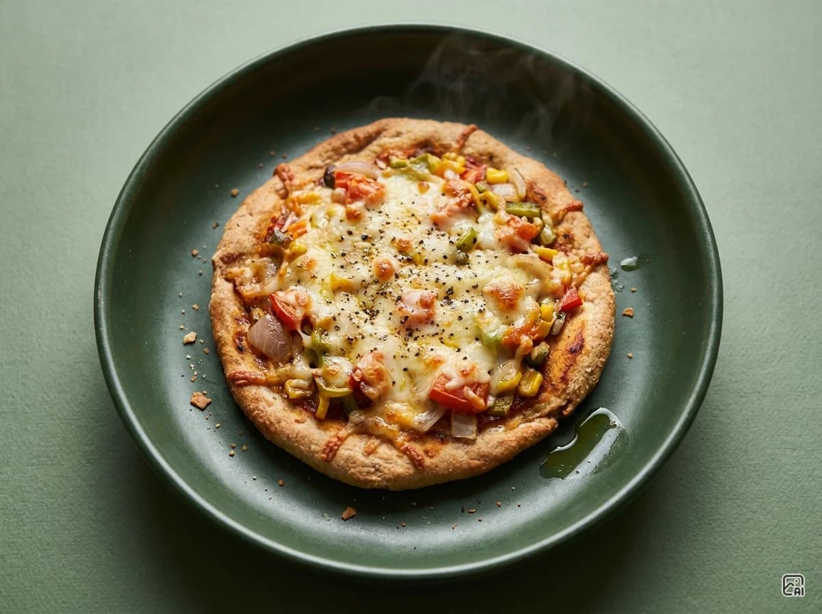 Whole Wheat Pizza in Kadhai