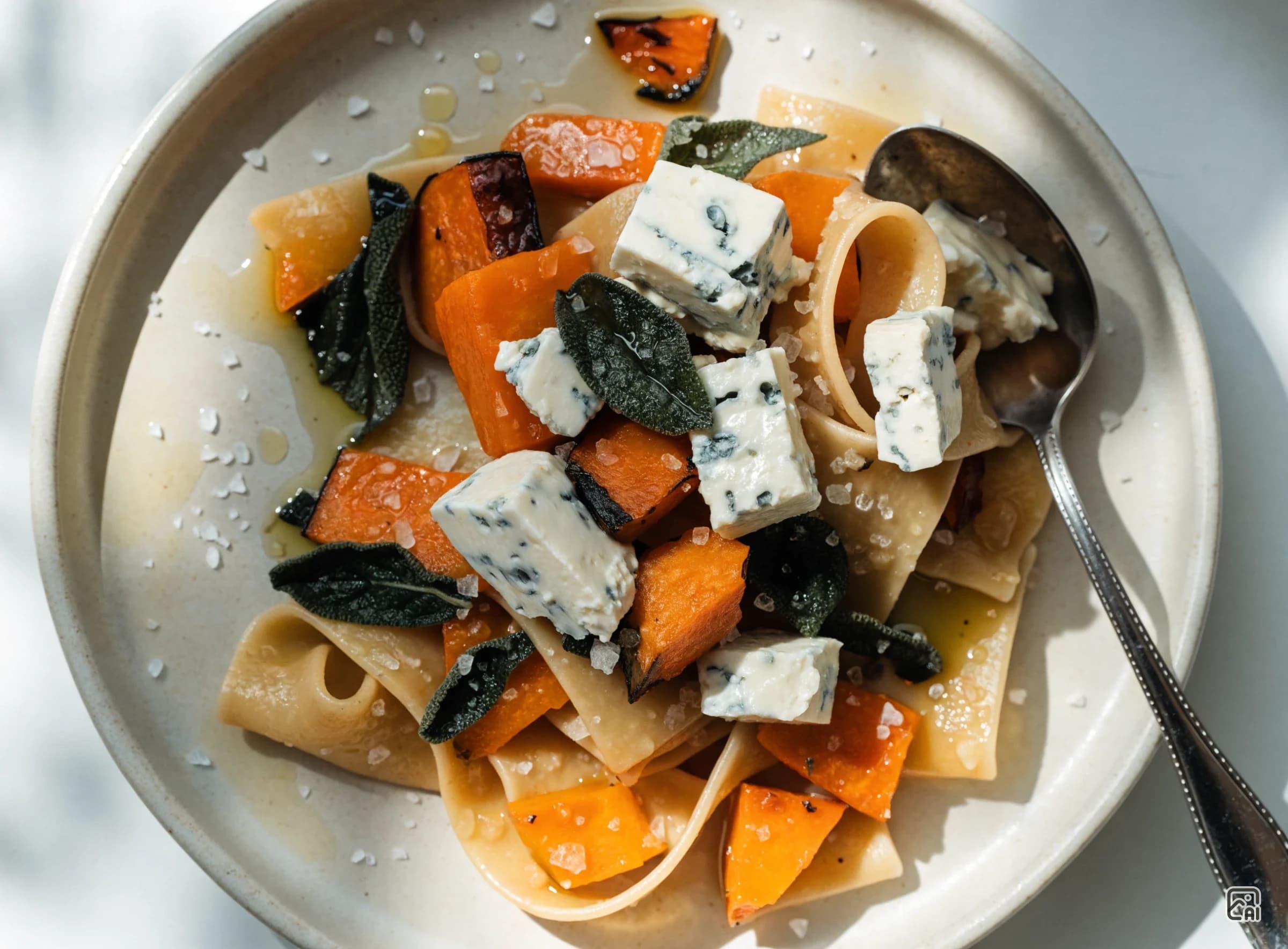 Pasta Zucca e Gorgonzola