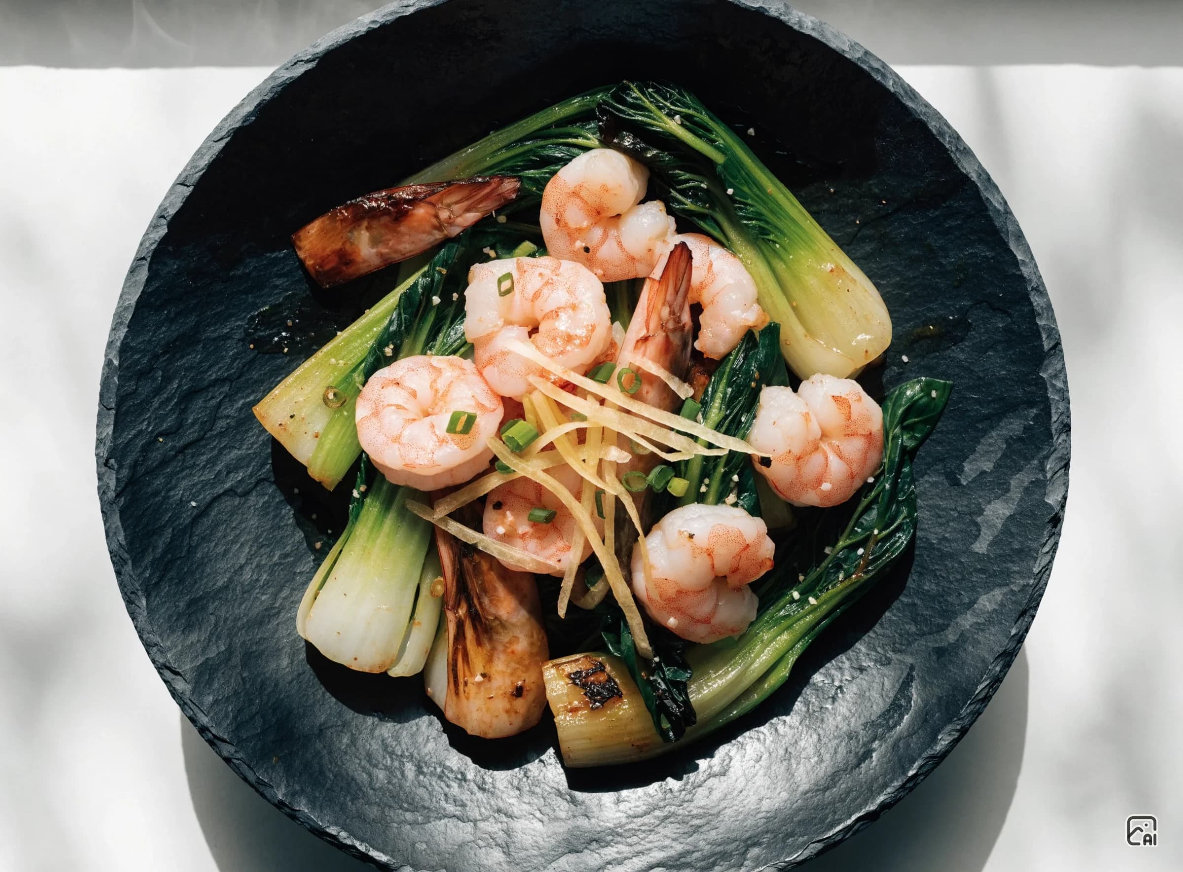 Shrimp and Bok Choy Stir Fry