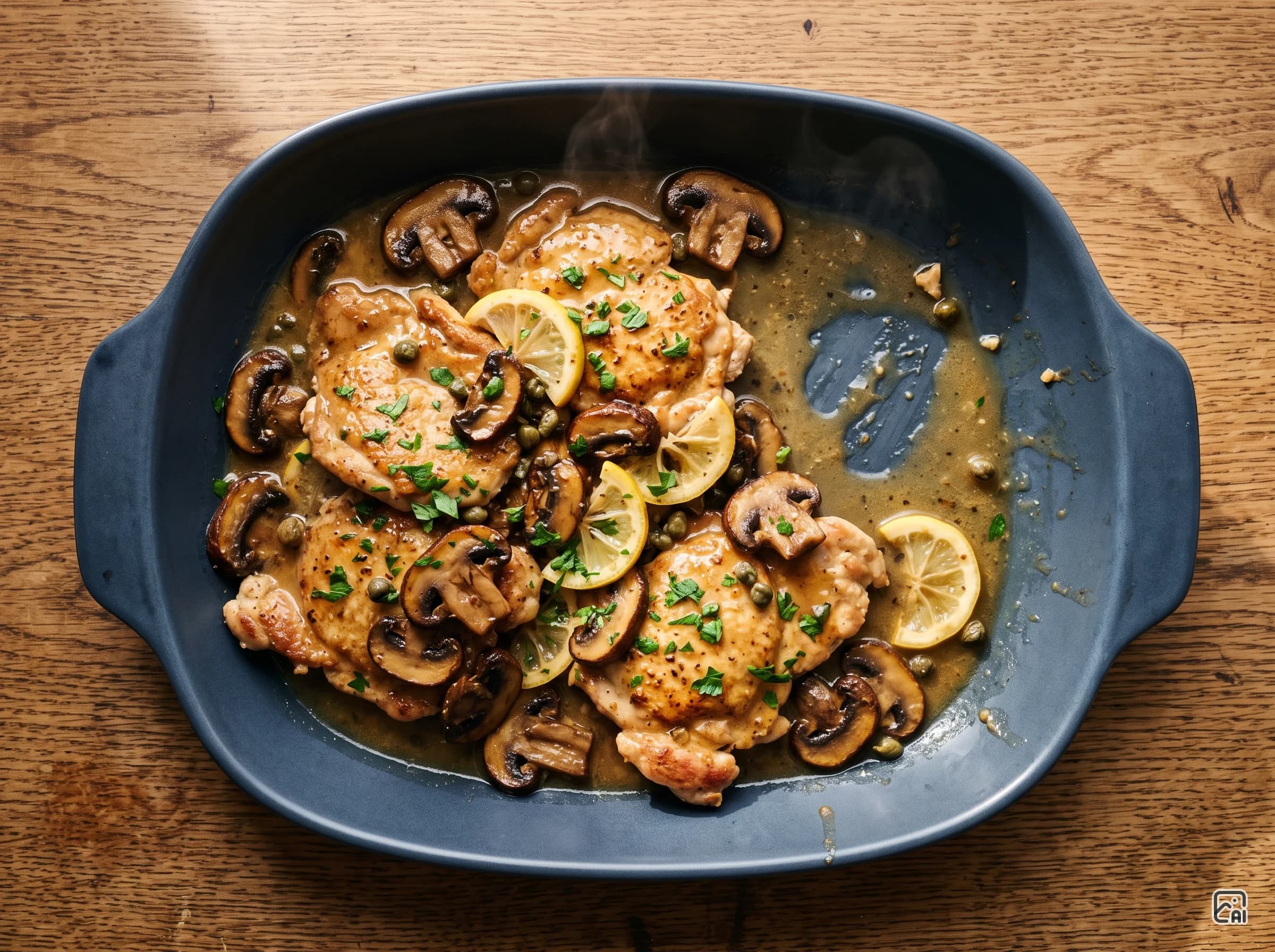 Chicken Thigh Piccata