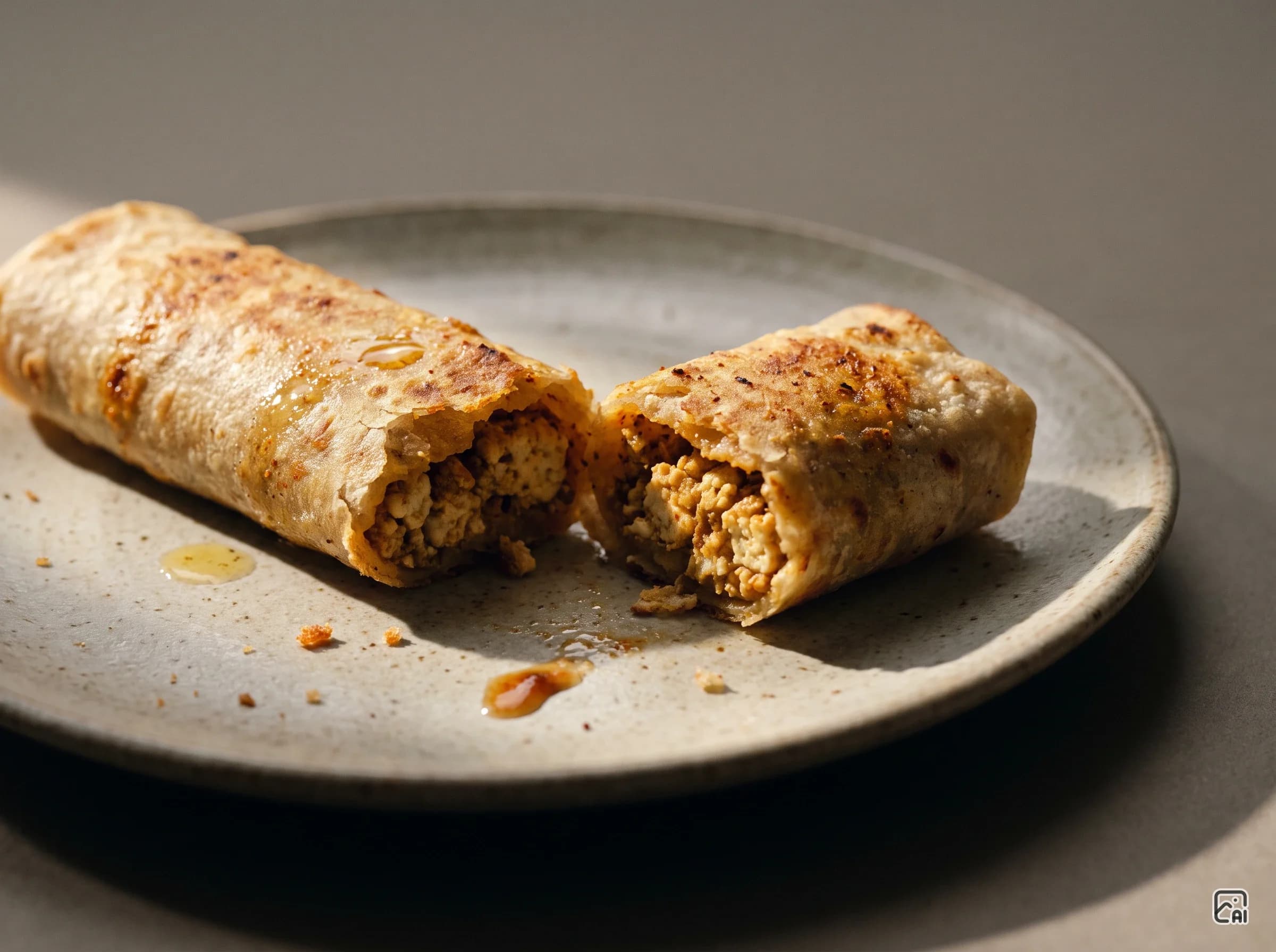 High-Protein Paneer Roll