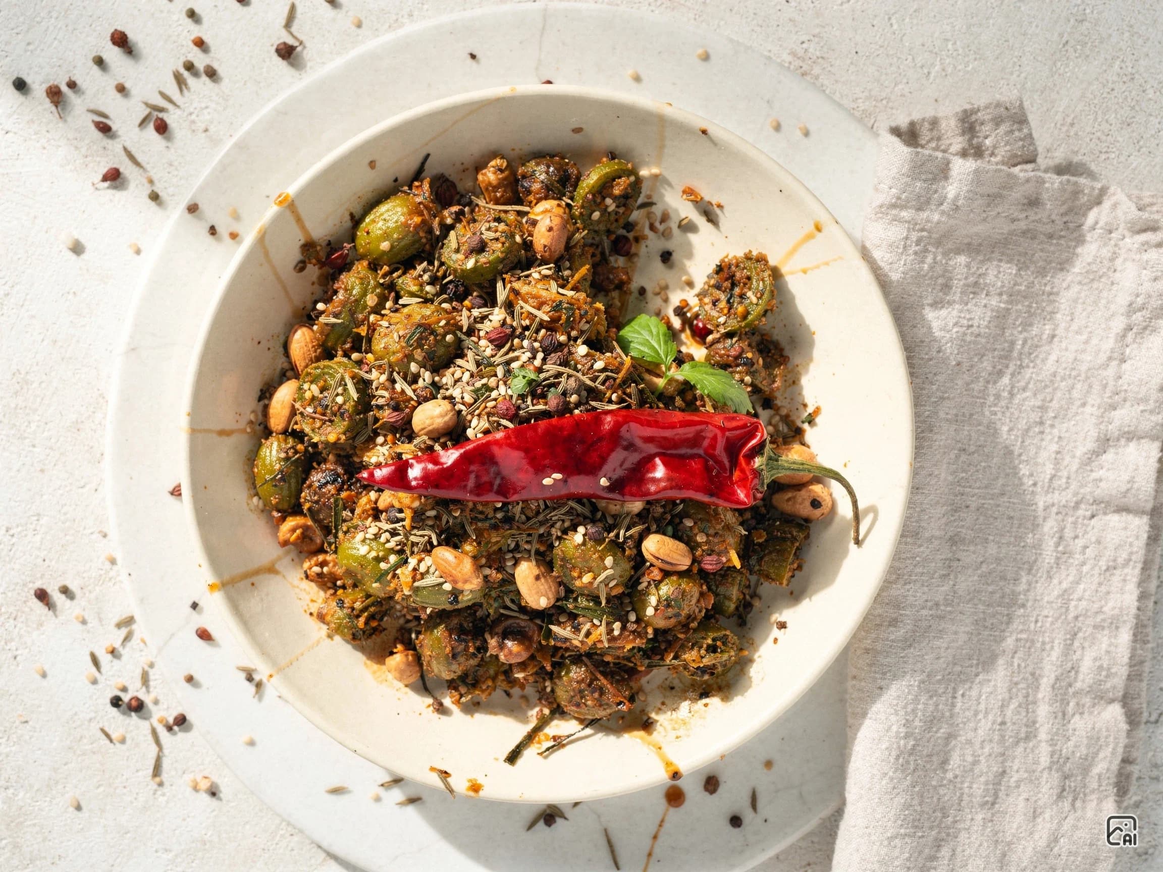 Dondakaya Methi Fry