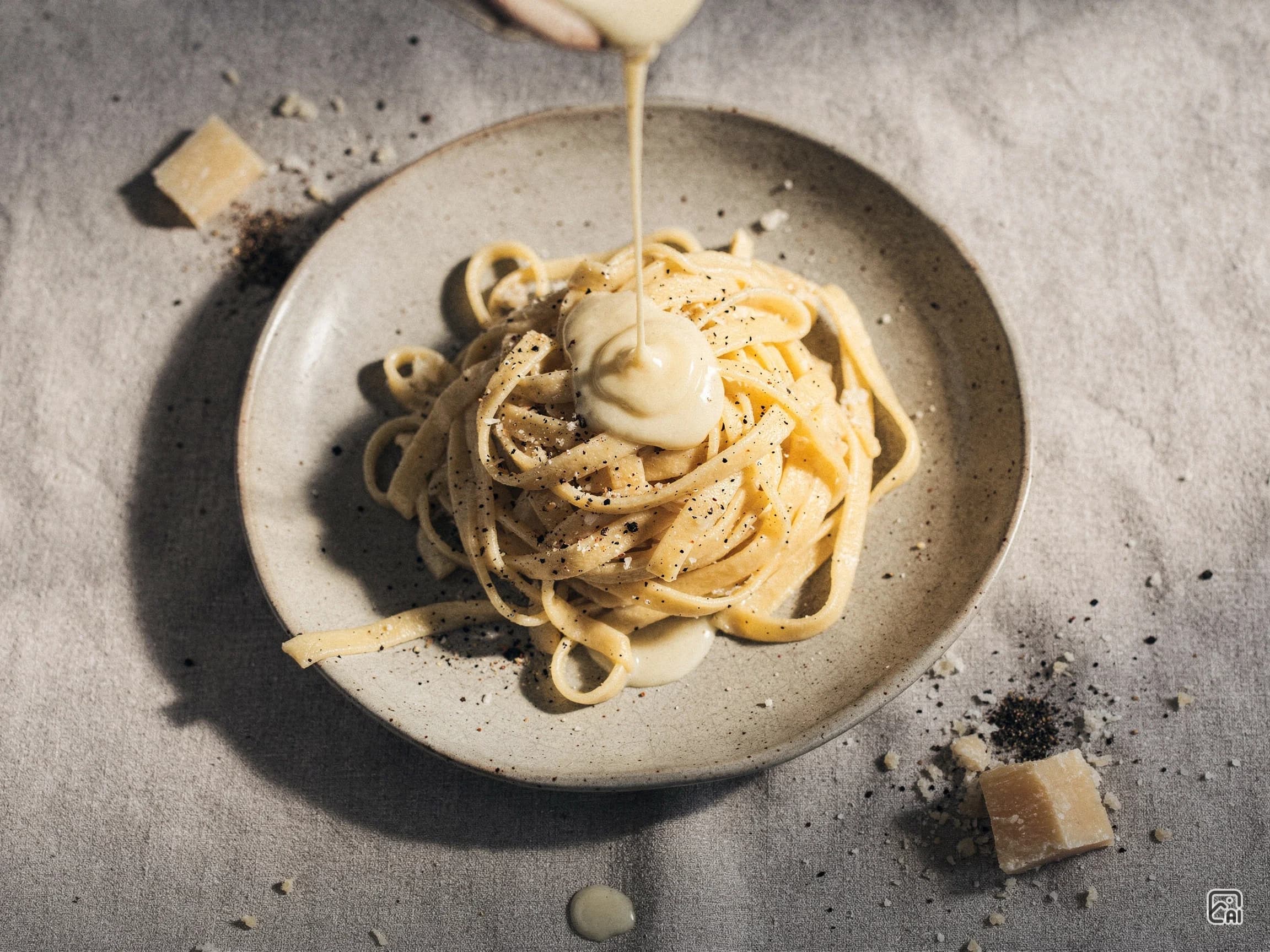 Homemade Fettuccini Alfredo