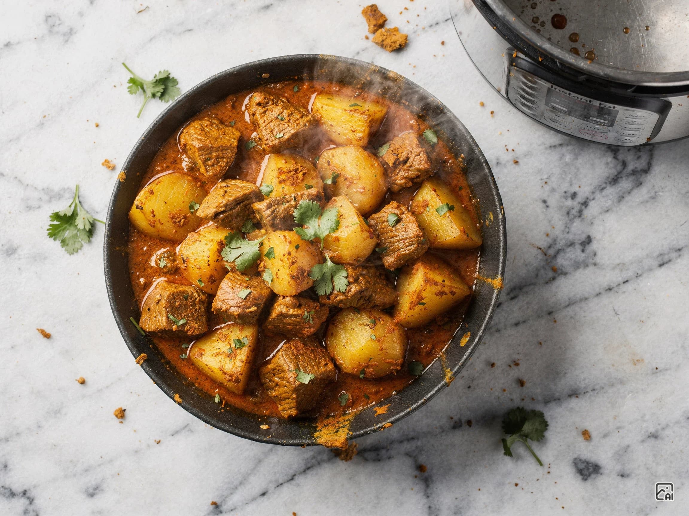 Instant Pot Aloo Gosht