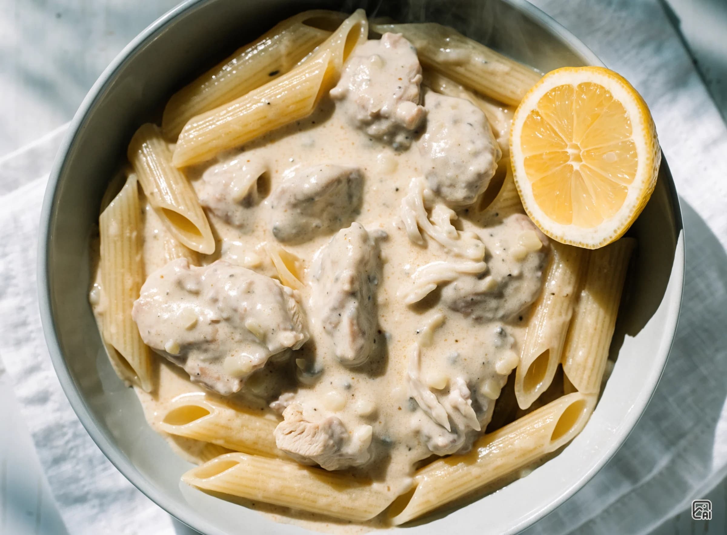Slow Cooker Cajun Chicken Alfredo