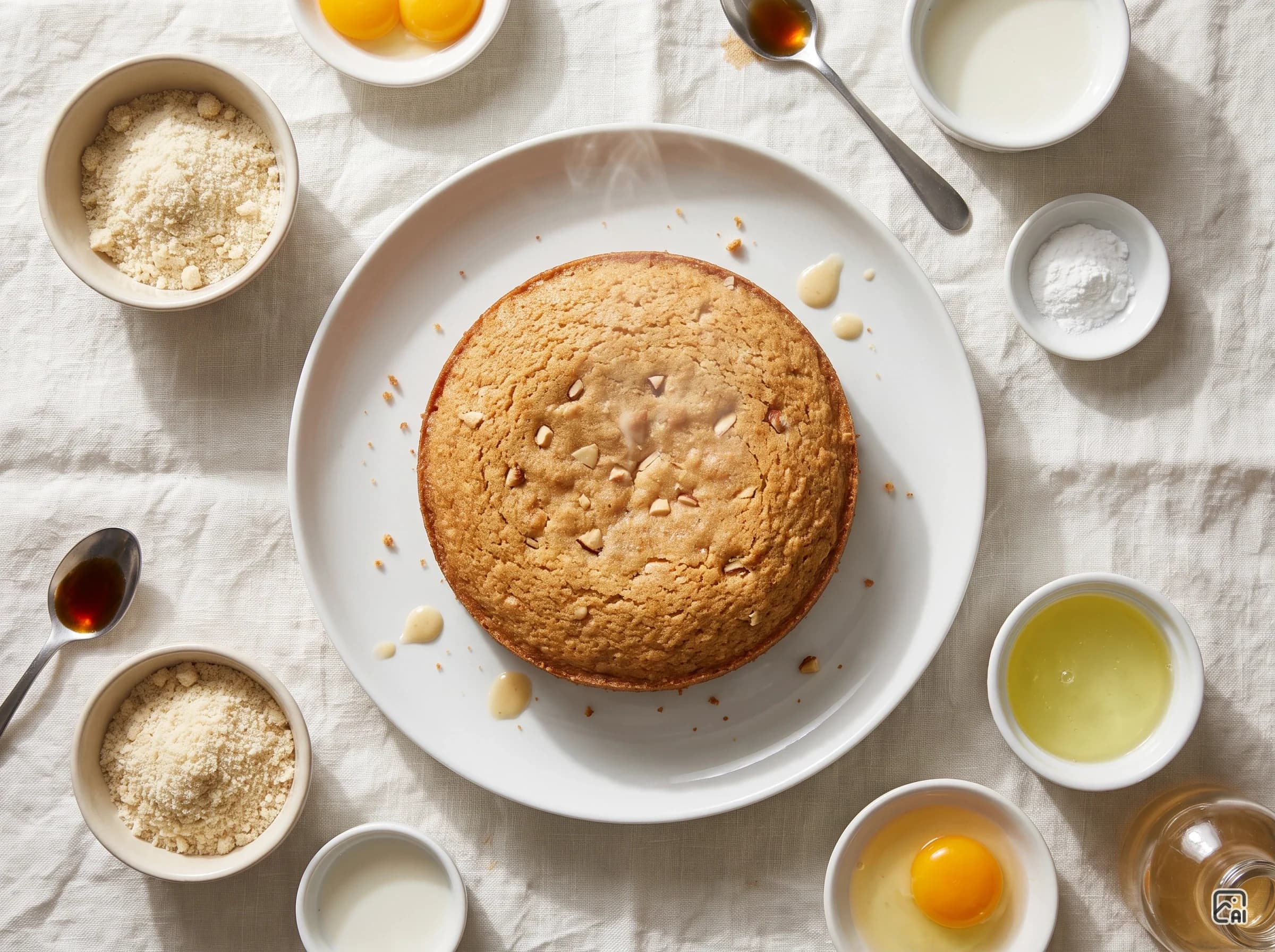 Sugar-Free Almond Cake